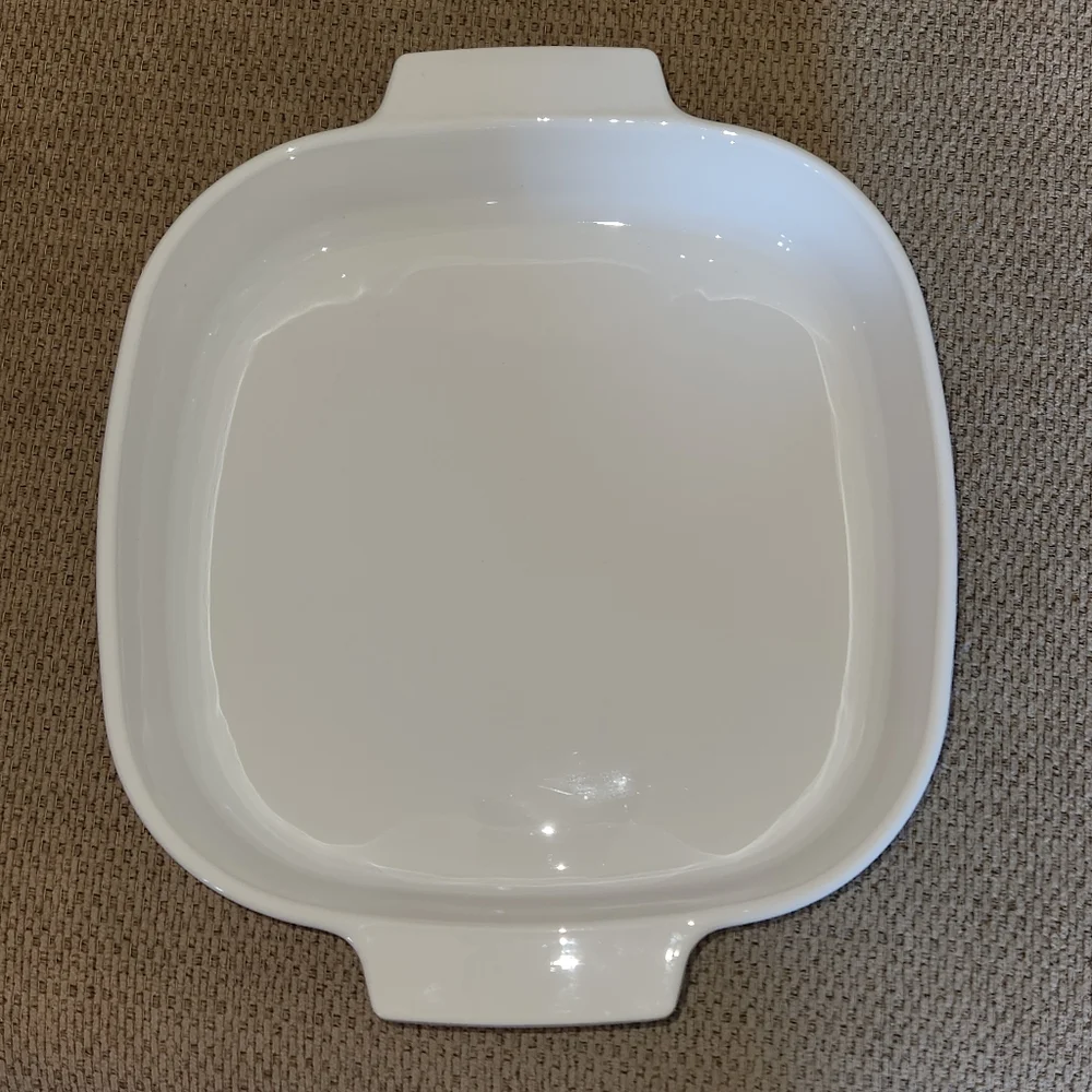 Vintage Corningware 2.5 L Spice of Life Large Casserole Dish and Trivet Mushroom